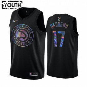 Dres Atlanta Hawks Onyeka Okongwu 17 Iridescent HWC Collection Swingman - Dječji